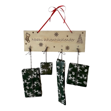 Adventskalender med personlig gravering 